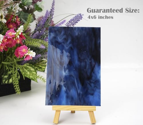 26 Pieces Stained Glass Sheets Variety Pack (26 Count)