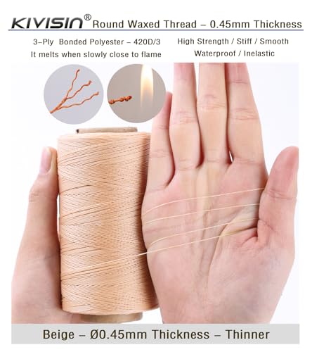 Thin Wax Polyester Thread