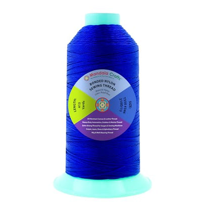 Size 346 210D T350 Royal Blue Bonded Nylon Thread