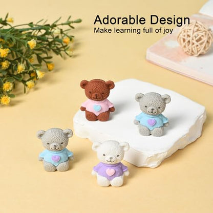 18Pcs Pencil Top Erasers for Kids (18 Count)