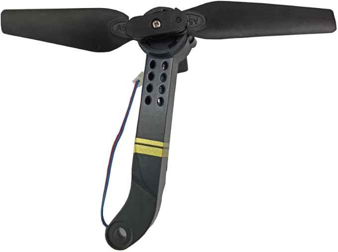 RC Quadcopter Spare Parts Axis Drone Arms with Propellers FPV Racing Drone Arms Comaptible with E58/L800/JY019/S168 RC Hobby, 4pcs Included