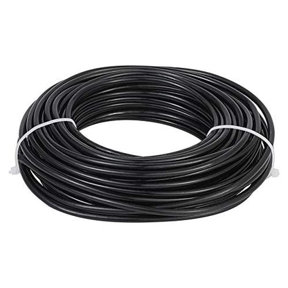 52 Feet 4mm Black Aluminum Wire Bendable Metal Craft Wire for Beading Sculpting Jewelry Making (52 Foot)