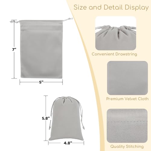 50Pcs Small Drawstring Gift Bags (17.3548 Ounce)