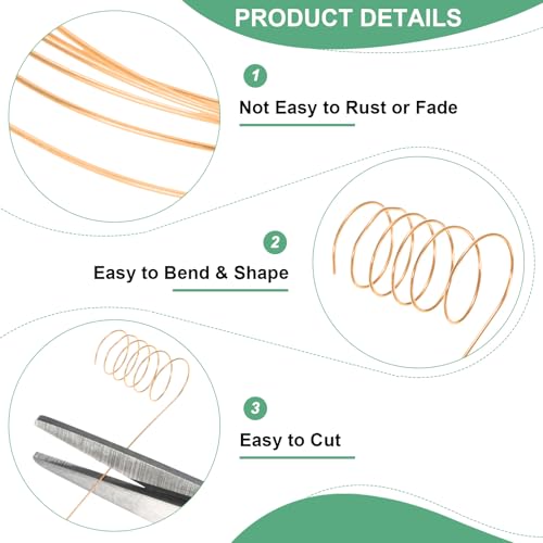0.3 mm 28 Gauge Copper Wire for Jewelry Making