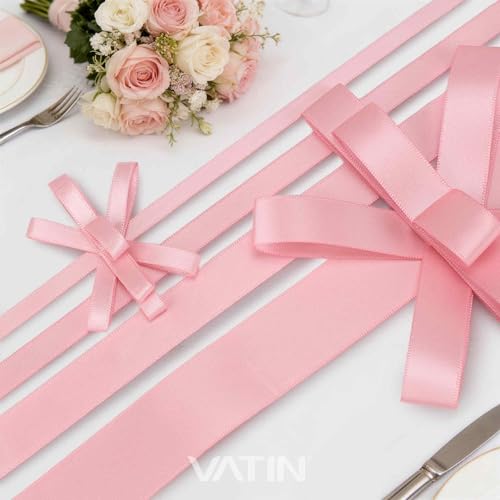 Pink Satin Ribbon 3 (150 Foot)