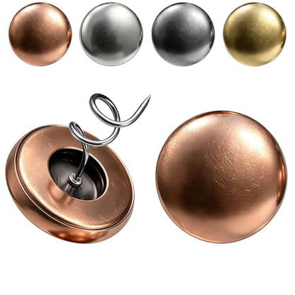 Copper Wrapped Upholstery Twist Pins (12 Count)