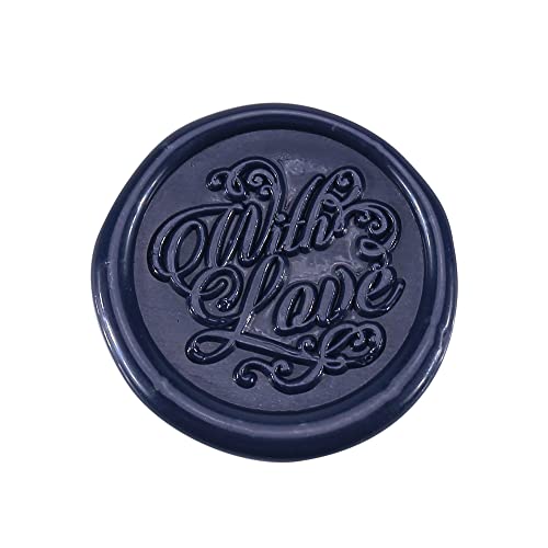 15Pcs Navy Blue Glue Gun Sealing Wax Sticks for Wax Seal Stamp (15 Count)