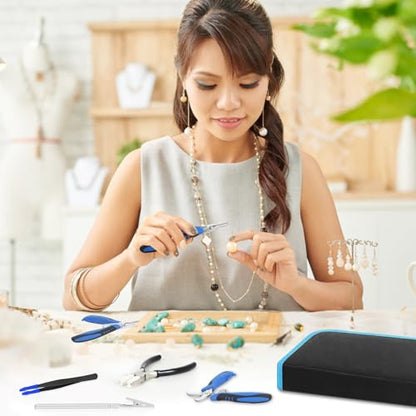Jewelry Pliers Set Jeweler Making Tools Kit (17 Count)