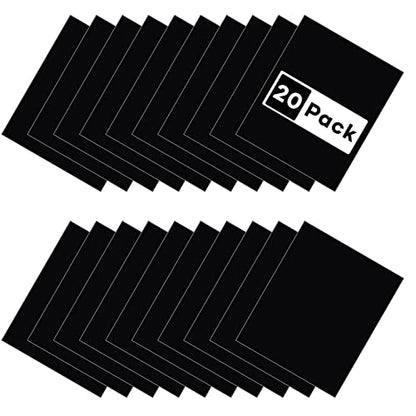 Black HTV Heat Transfer Vinyl (20 Count)