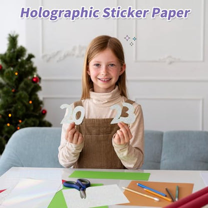 36 Sheets Holographic Sticker Paper
