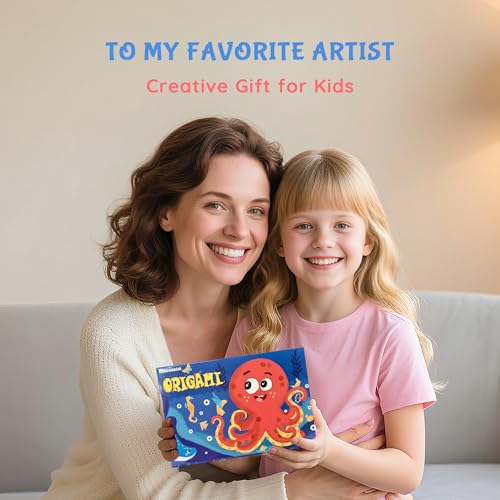 Origami Kit for Kids Ages 5 (116 Sheets)