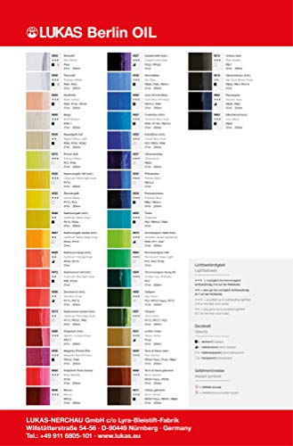 Berlin Pro Artists Water Mixable Oil Paint 200 ml Tube Prussian Blue (6.7628 Fl Oz)