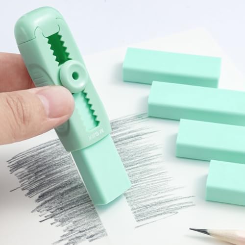 4+1 Pack Rubber Erasers Sliding Retractable Eraser (5 Count)