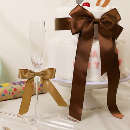 Pale Gold Satin Ribbon 1 1