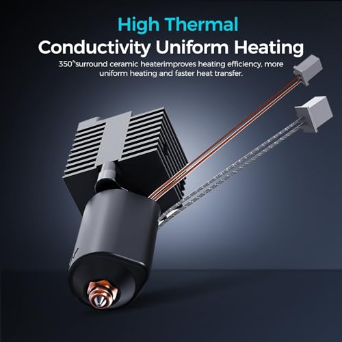 Official K2 Plus Ceramic Heating Block Hotend Kit