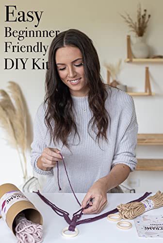 Macrame Kit Makes 3 DIY Plant Hangers for Teens & Adult Beginners