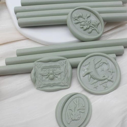 52pcs Sage Green Wax Sealing Sticks