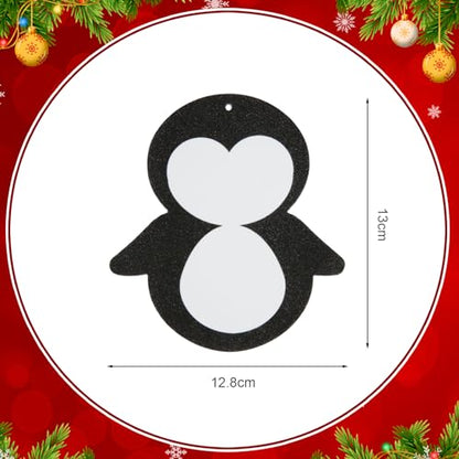 12 Pack Penguin Crafts for Kids Make You Own Penguin Foam Christmas Ornaments DIY Arts and Crafts for Kids Girls Boys Chirstmas Party Supplies Winter Xmas Tree Decoration (12 Count)