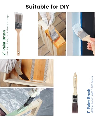 28PCS Paint Roller Kit with Extension Pole
