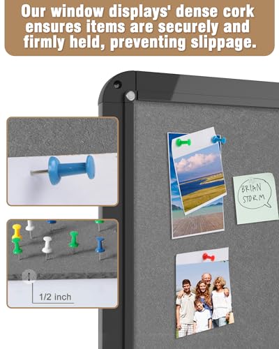 38"x28" Enclosed Bulletin Board