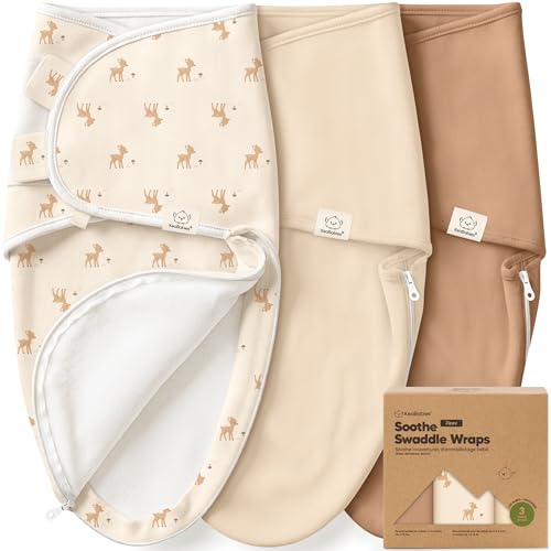 Newborn Swaddles with Zippers (3 Count)