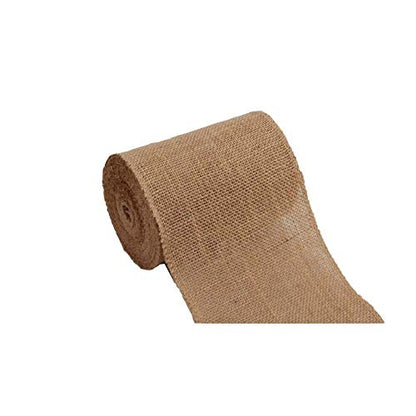 3 Pack - (Total 30 Yards - 90 feet) Burlap Ribbon 4" x 10 Yards Natural Jute 4 Inch 30ft roll (Natural, 4 Inch X 10 Yards) Total 90' (90 Foot)