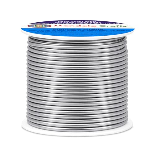 12 Gauge Gray Anodized Aluminum Craft Wire