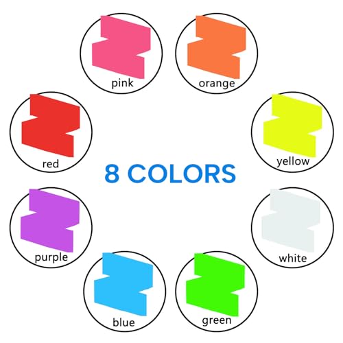 8 Colors Window Markers 8mm Liquid Chalk Markers Erasable (8 Count)