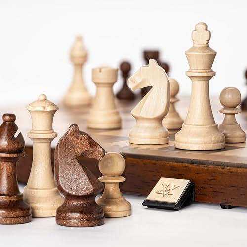 15" Magnetic Wooden Chess Set