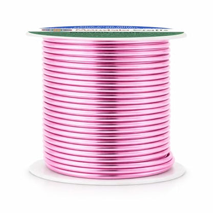 16 Gauge Pink Anodized Aluminum Craft Wire