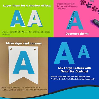 3 Inch Bulletin Board Letters & Numbers