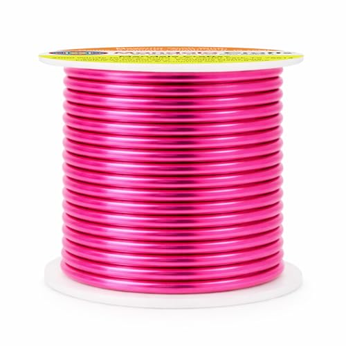 8 Gauge Magenta Anodized Aluminum Craft Wire