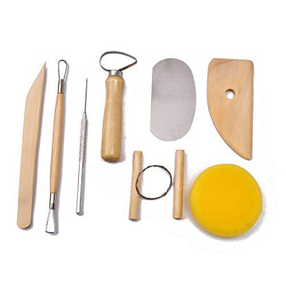 8 Pcs Pottery & Clay Sculpting Tools