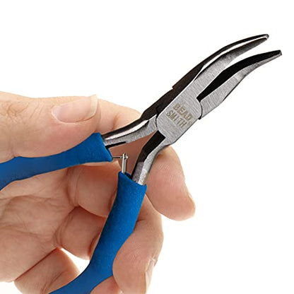 Color ID Bent Chain Nose Plier