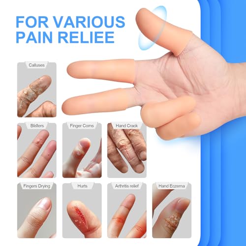 20 Pcs Gel Finger Protectors (20 Count)