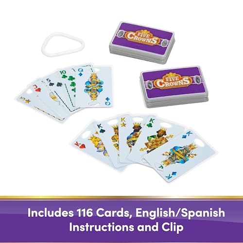 Five Crowns Waterproof Rummy Style Card Game for Kids