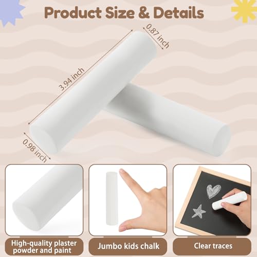 Jumbo Sidewalk Chalk for Kids Outdoor