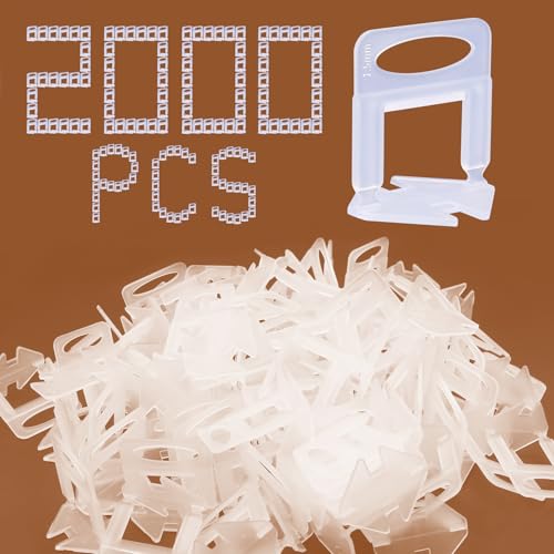 2000 PCS Tile Leveling System Spacers Clips 1