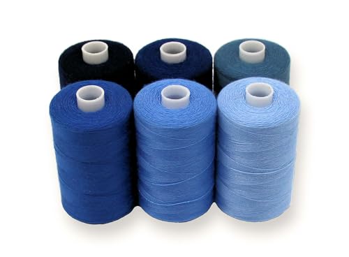 Sewing Thread in Blue Color Tones (18000 Foot )