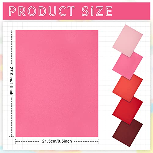 100 Sheets 5 Shades Cardstock Paper (100 Count)