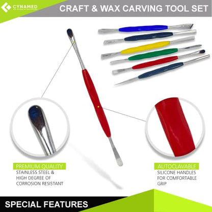 Stainless Steel Spatula Wax & Clay Sculpting Tool Carver Set