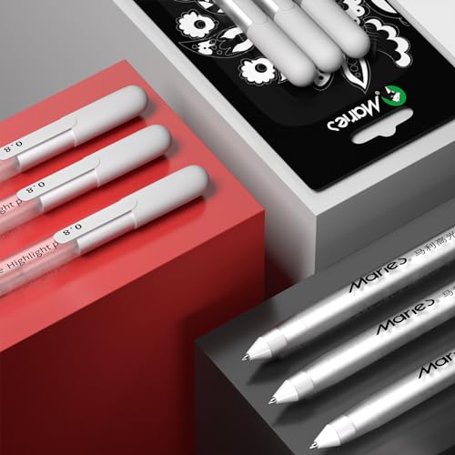 White Gel Pen Set (3 Count)
