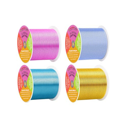22 Gauge Pastel Anodized Aluminum Craft Wire (400 Foot)