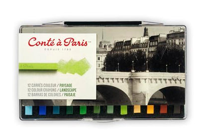 Conte Crayon 12 Assorted Landscape Set (12 Count)