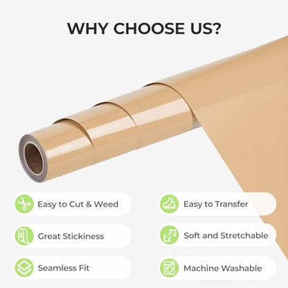 Tan HTV Vinyl Roll