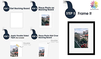 Mat Board Center 10 Pack 8x10 Photo Mats for 5x7 Picture