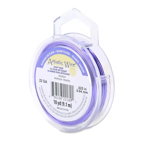 22 Gauge Silver Plated Tarnish Resistant Colored Copper Craft Wire