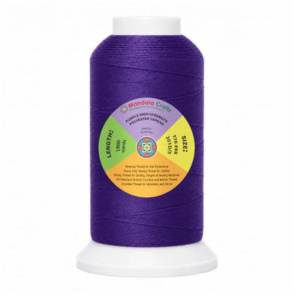 Purple Tex 70 Polyester Heavy Duty Thread for Upholstery