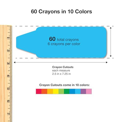 Crayon Cutouts (60 Count)