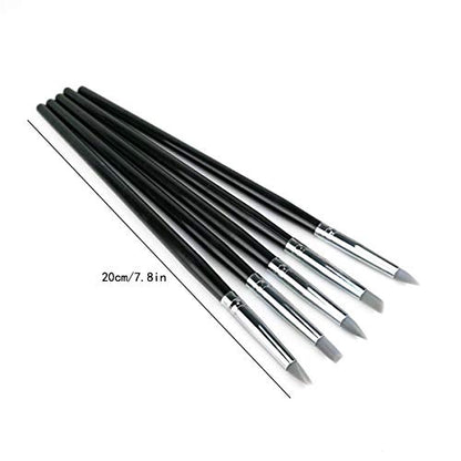 20Pcs Silicone Clay Sculpting Tool Clay Shaping Modeling Wipe Out Tools (20 Count)